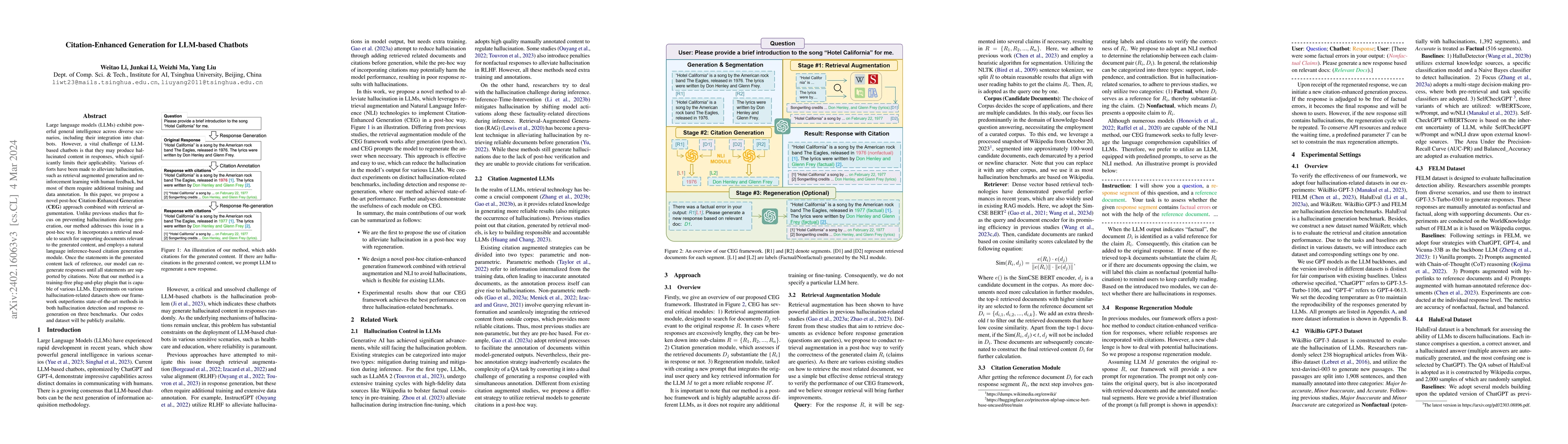 Thumbnail for Citation-Enhanced Generation for LLM-based Chatbots