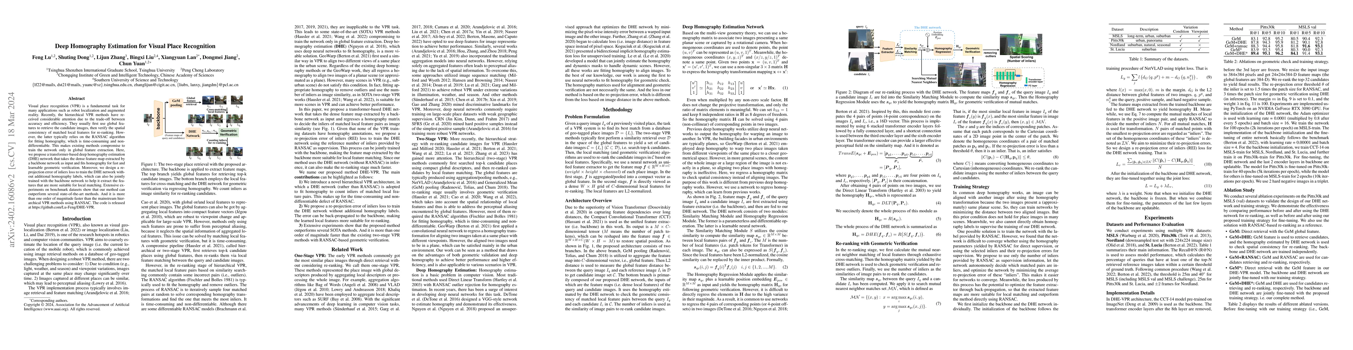 Thumbnail for Deep Homography Estimation for Visual Place Recognition