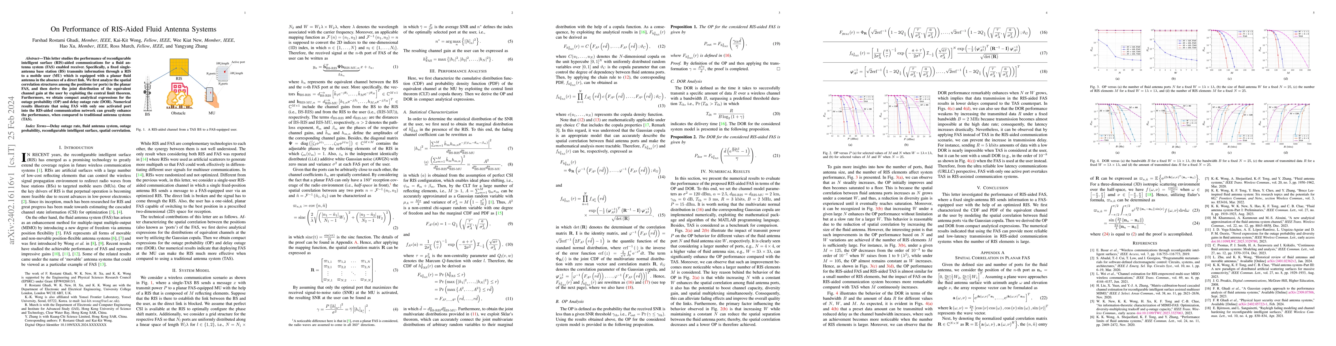Thumbnail for On Performance of RIS-Aided Fluid Antenna Systems