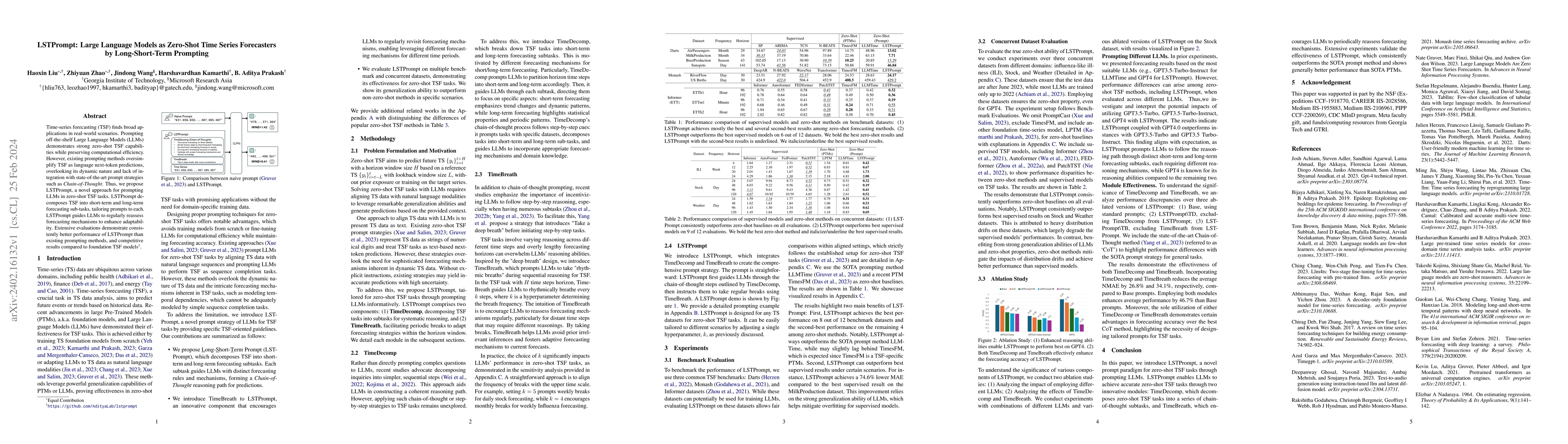 Thumbnail for LSTPrompt: Large Language Models as Zero-Shot Time Series Forecasters by
  Long-Short-Term Prompting