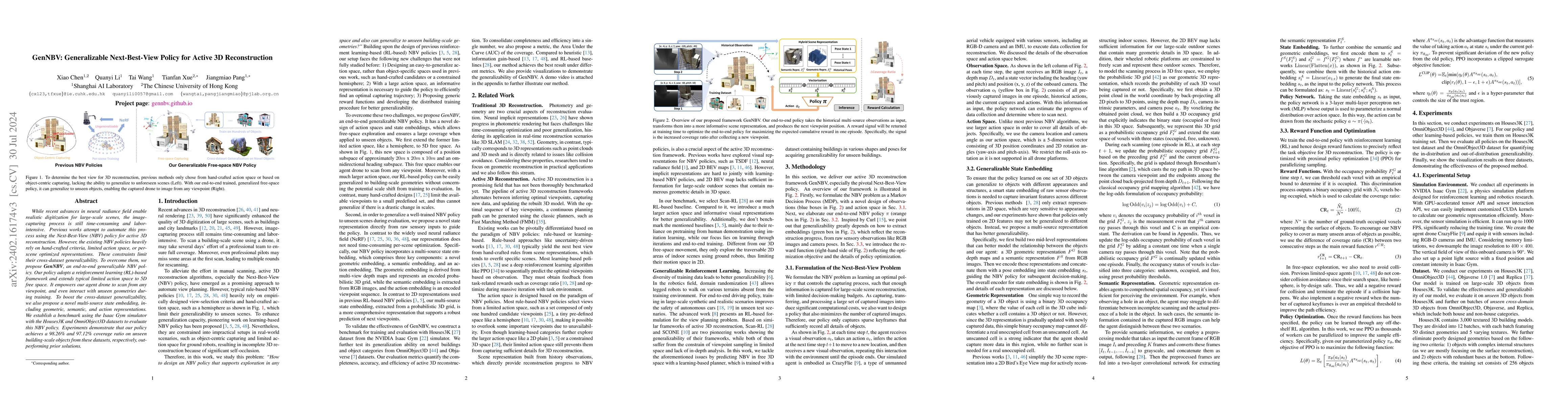 Thumbnail for GenNBV: Generalizable Next-Best-View Policy for Active 3D Reconstruction