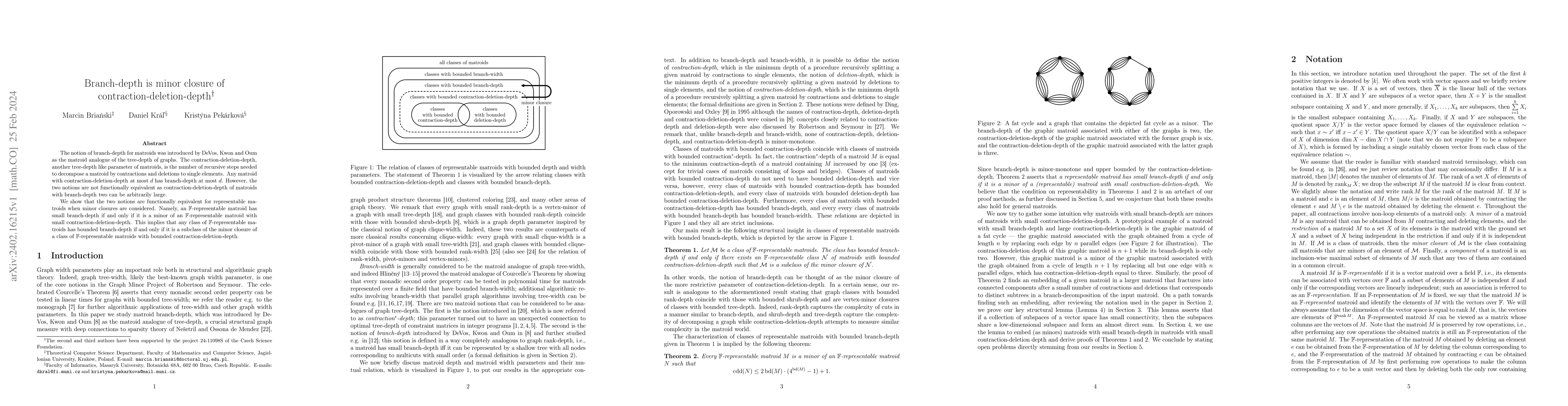 Thumbnail for Branch-depth is minor closure of contraction-deletion-depth