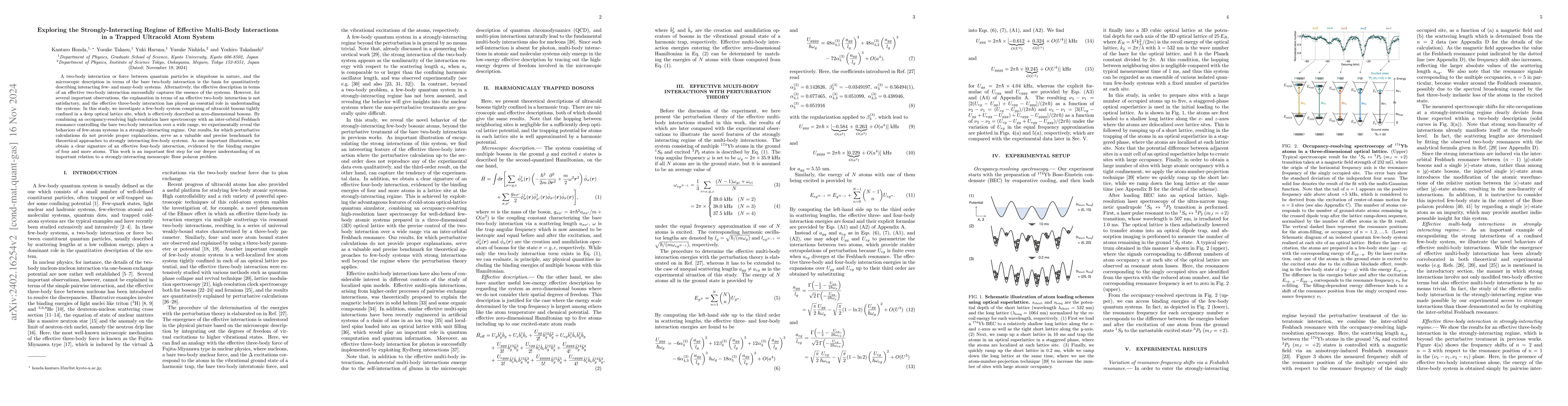 Thumbnail for Evidence of a Four-Body Force in an Interaction-Tunable Trapped
  Cold-Atom System