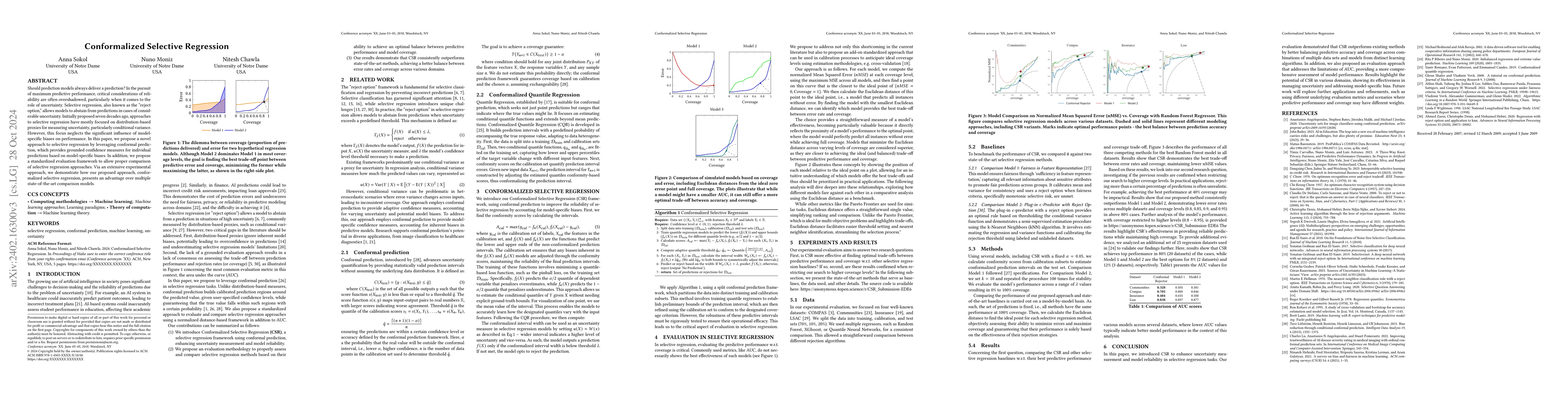 Thumbnail for Conformalized Selective Regression