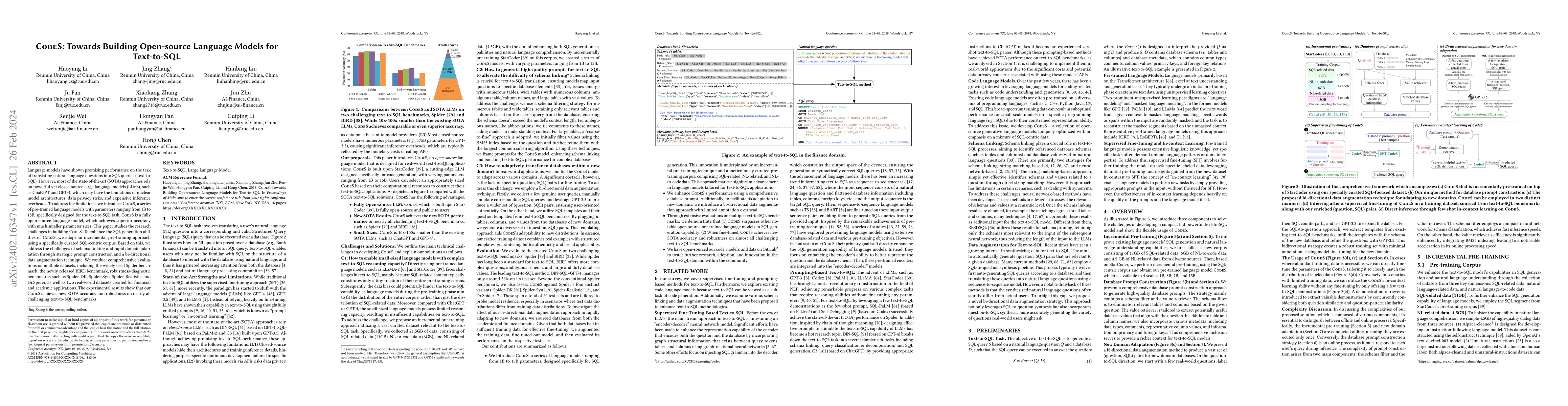Thumbnail for CodeS: Towards Building Open-source Language Models for Text-to-SQL