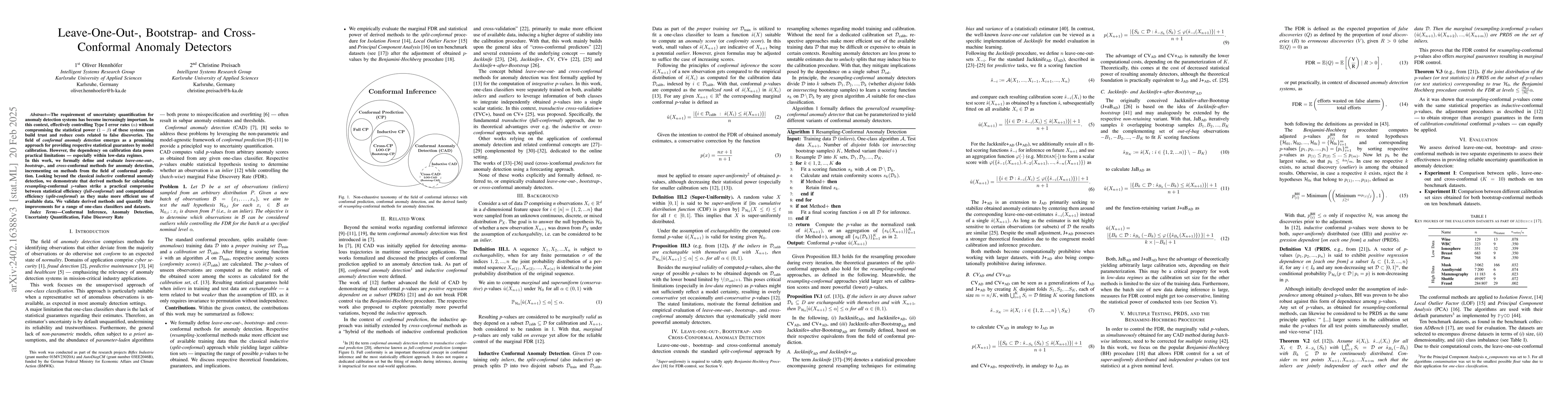 Thumbnail for Uncertainty Quantification in Anomaly Detection with Cross-Conformal
  $p$-Values