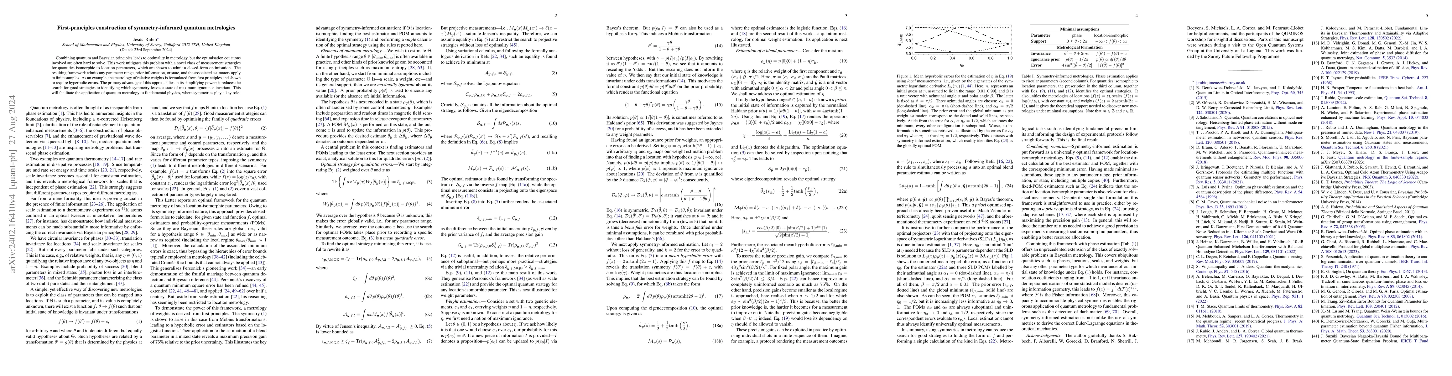 Thumbnail for First principles construction of symmetry-informed quantum metrologies
