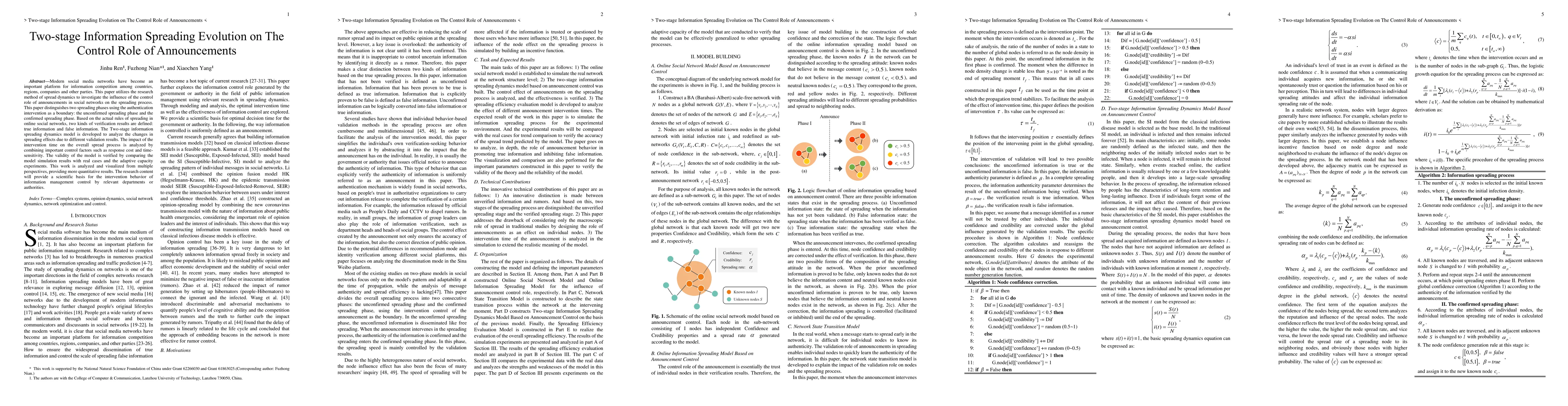 Thumbnail for Two-stage Information Spreading Evolution on The Control Role of
  Announcements