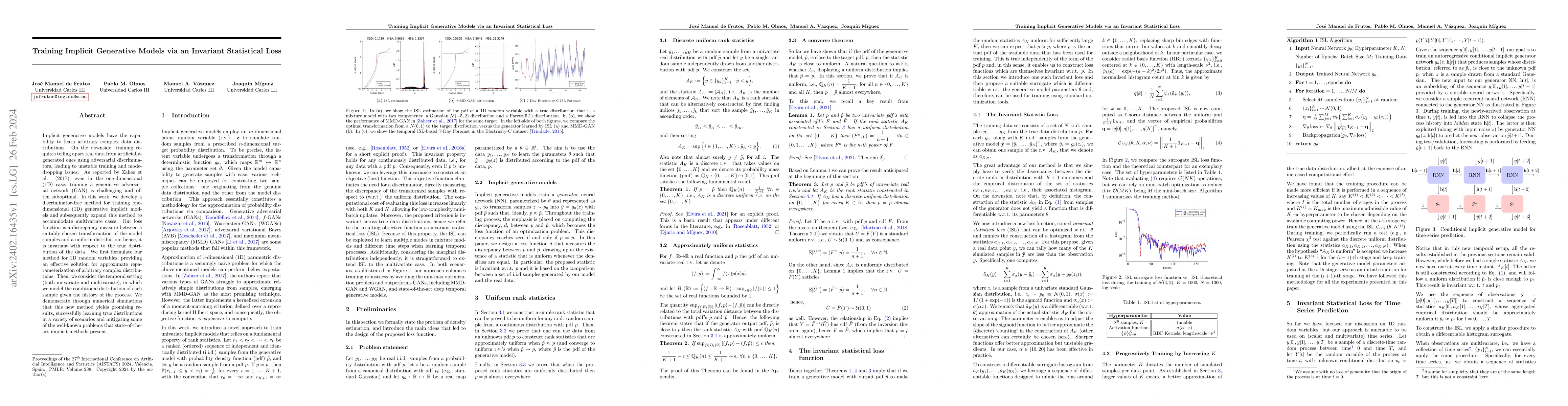Thumbnail for Training Implicit Generative Models via an Invariant Statistical Loss