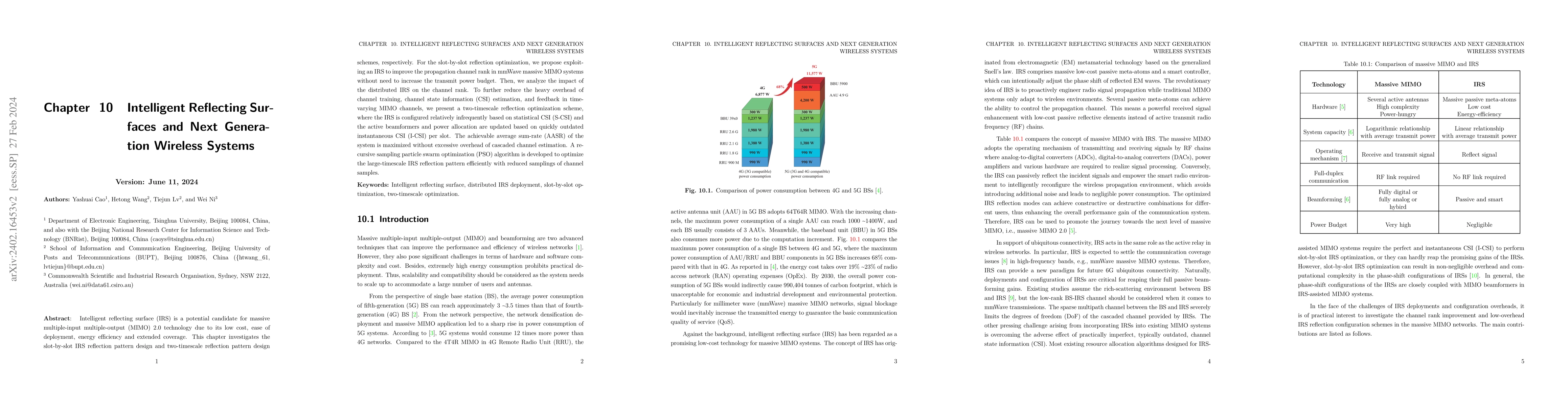 Thumbnail for Intelligent Reflecting Surfaces and Next Generation Wireless Systems
