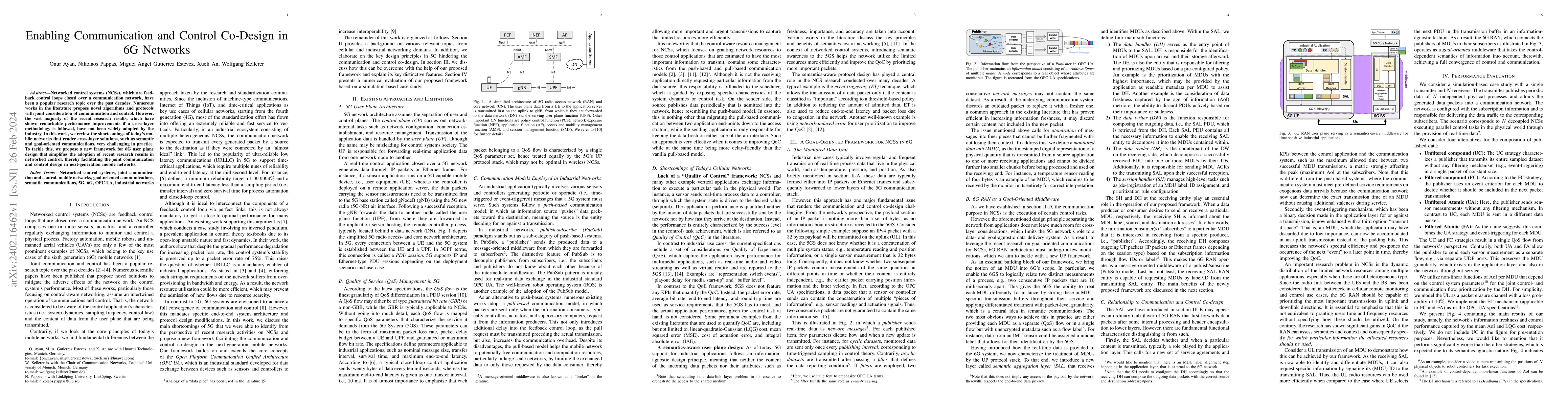 Thumbnail for Enabling Communication and Control Co-Design in 6G Networks