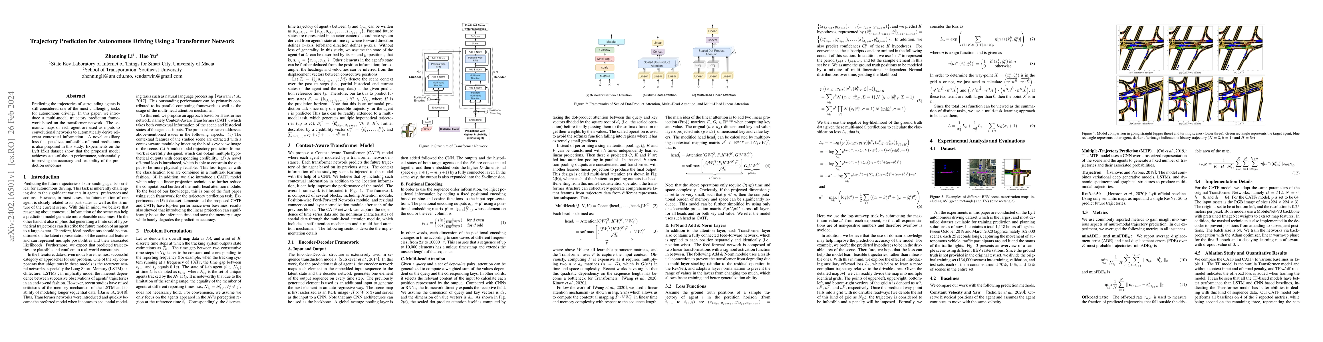 Thumbnail for Trajectory Prediction for Autonomous Driving Using a Transformer Network