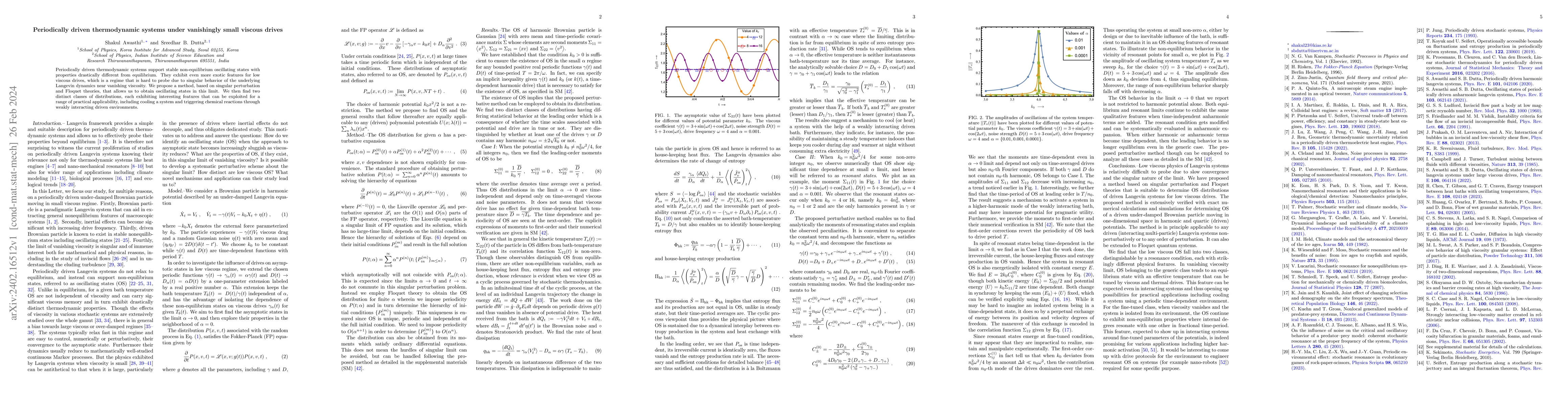 Thumbnail for Periodically driven thermodynamic systems under vanishingly small
  viscous drives