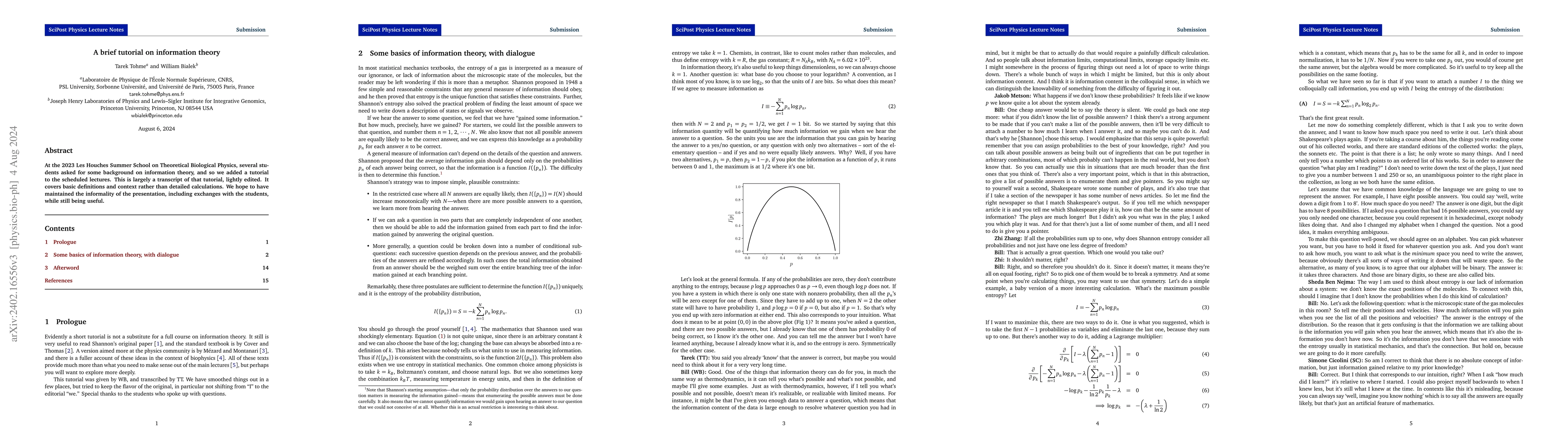 Thumbnail for A brief tutorial on information theory