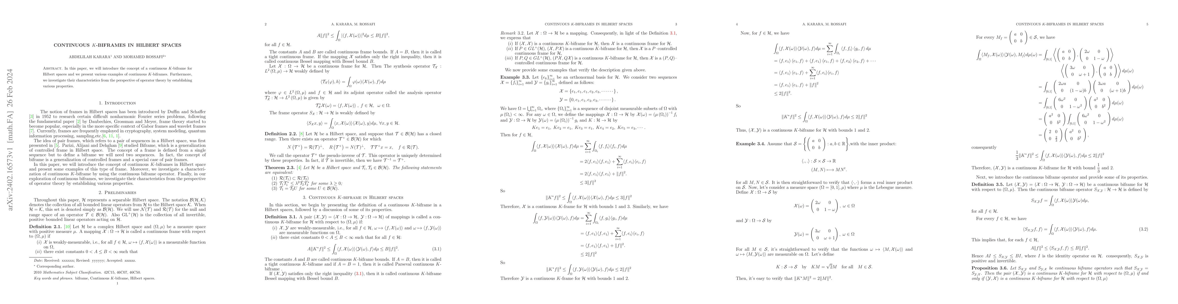 Thumbnail for Continuous K-biframes in Hilbert spaces