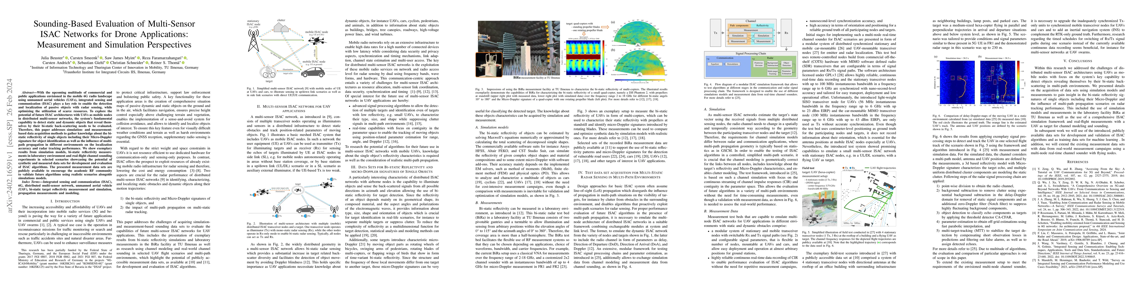 Thumbnail for Sounding-Based Evaluation of Multi-Sensor ISAC Networks for Drone
  Applications: Measurement and Simulation Perspectives
