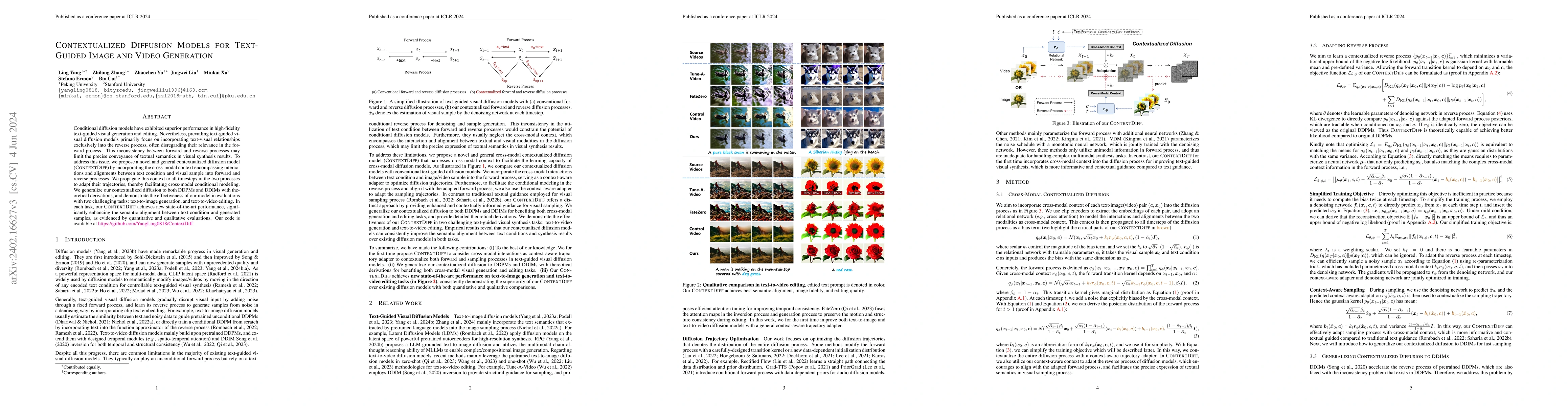 Thumbnail for Contextualized Diffusion Models for Text-Guided Image and Video
  Generation