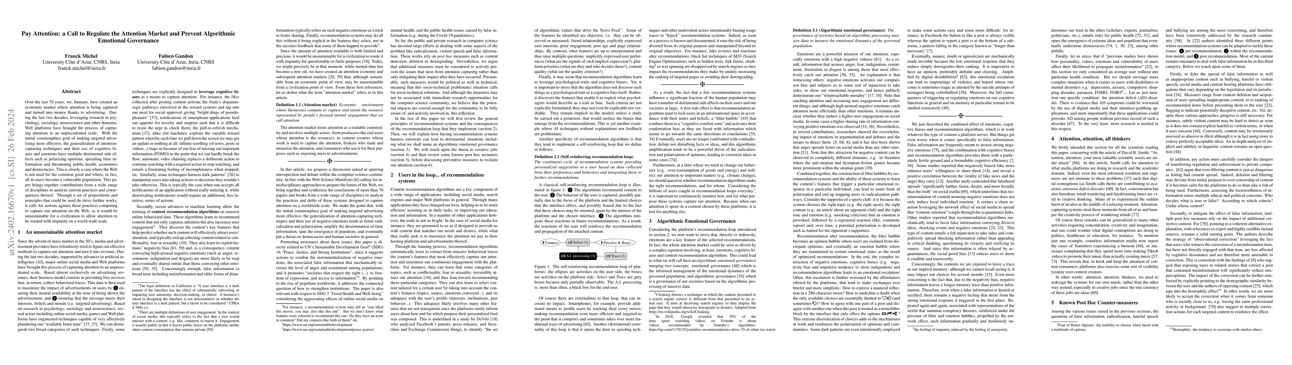 Thumbnail for Pay Attention: a Call to Regulate the Attention Market and Prevent
  Algorithmic Emotional Governance