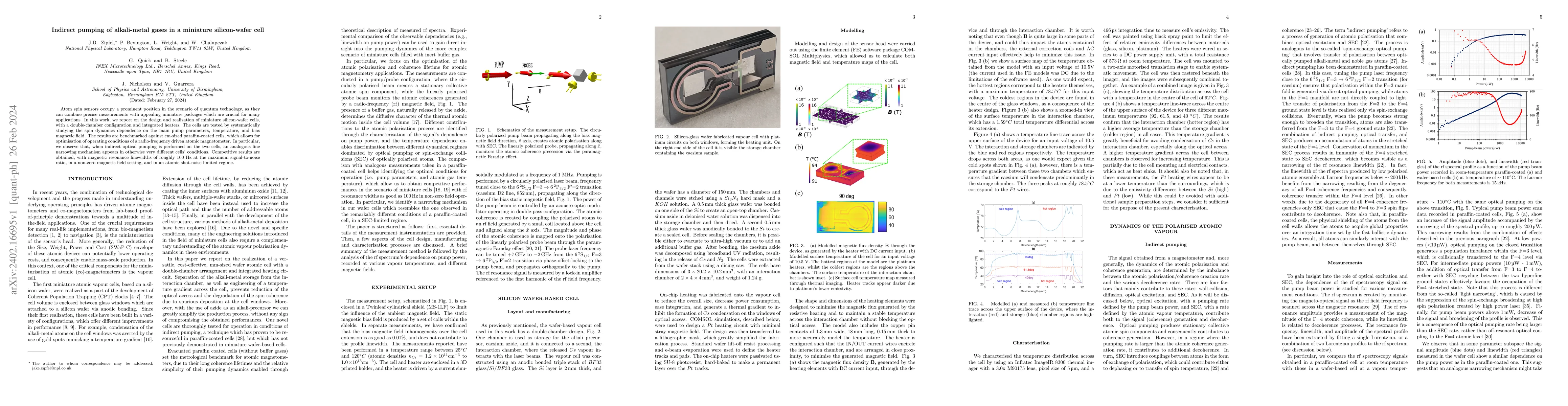 Thumbnail for Indirect pumping of alkali-metal gases in a miniature silicon-wafer cell