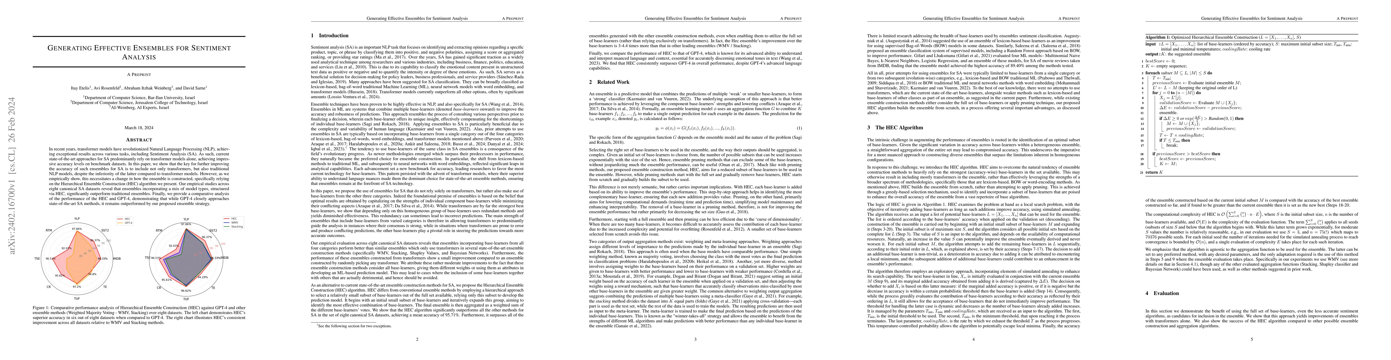 Thumbnail for Generating Effective Ensembles for Sentiment Analysis