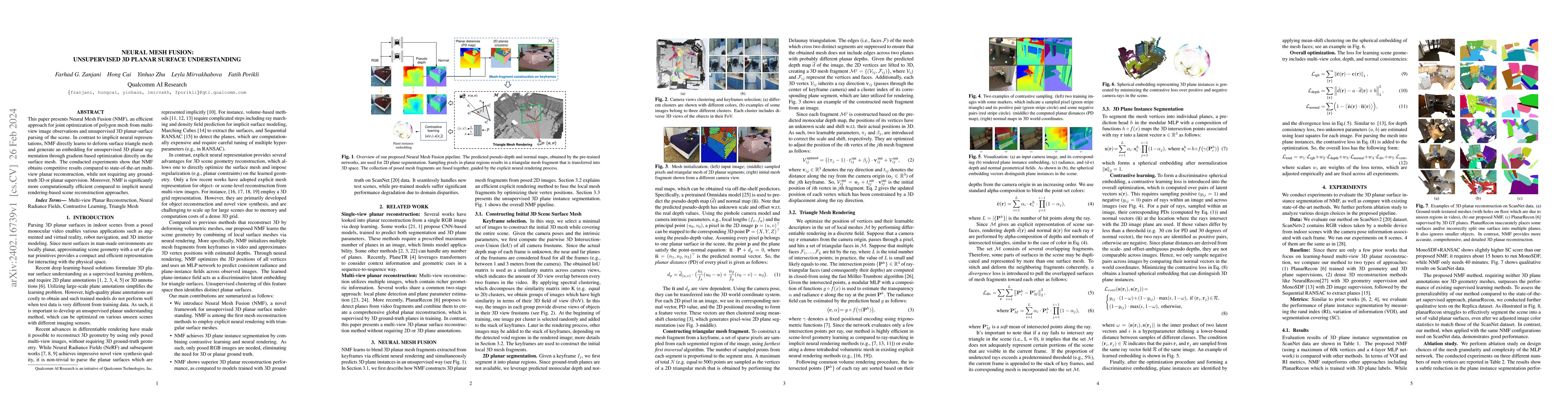 Thumbnail for Neural Mesh Fusion: Unsupervised 3D Planar Surface Understanding