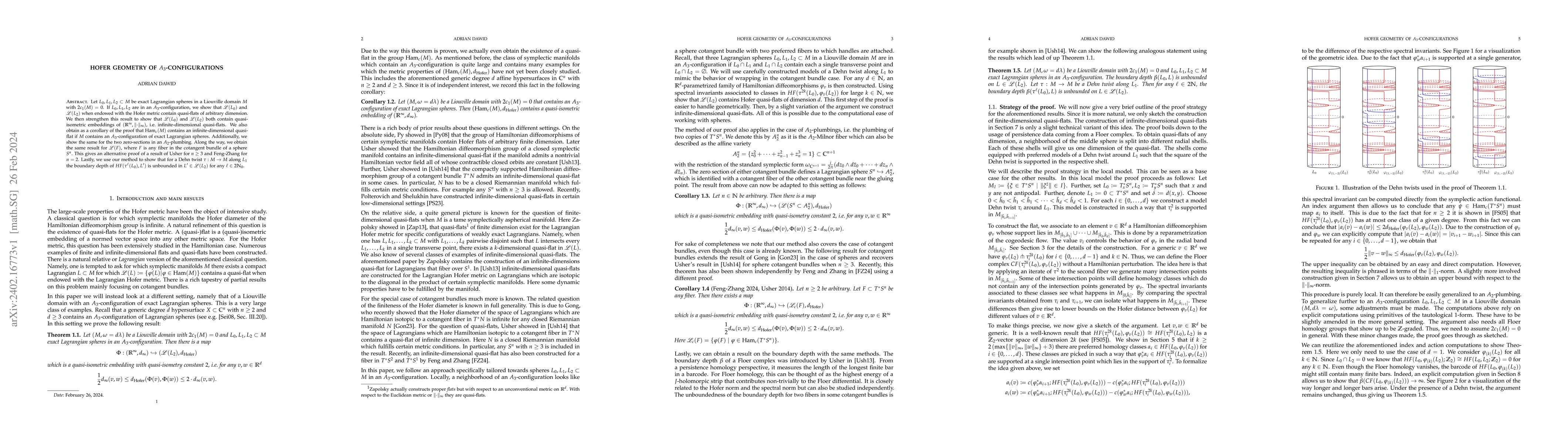 Thumbnail for Hofer geometry of $A_3$-configurations