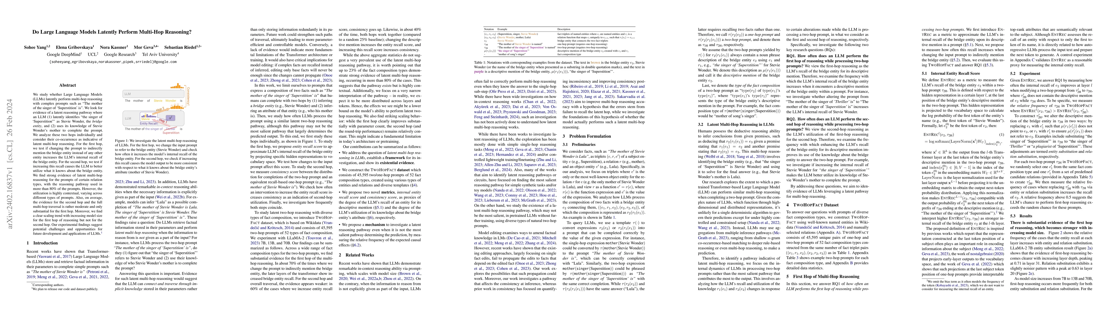 Thumbnail for Do Large Language Models Latently Perform Multi-Hop Reasoning?