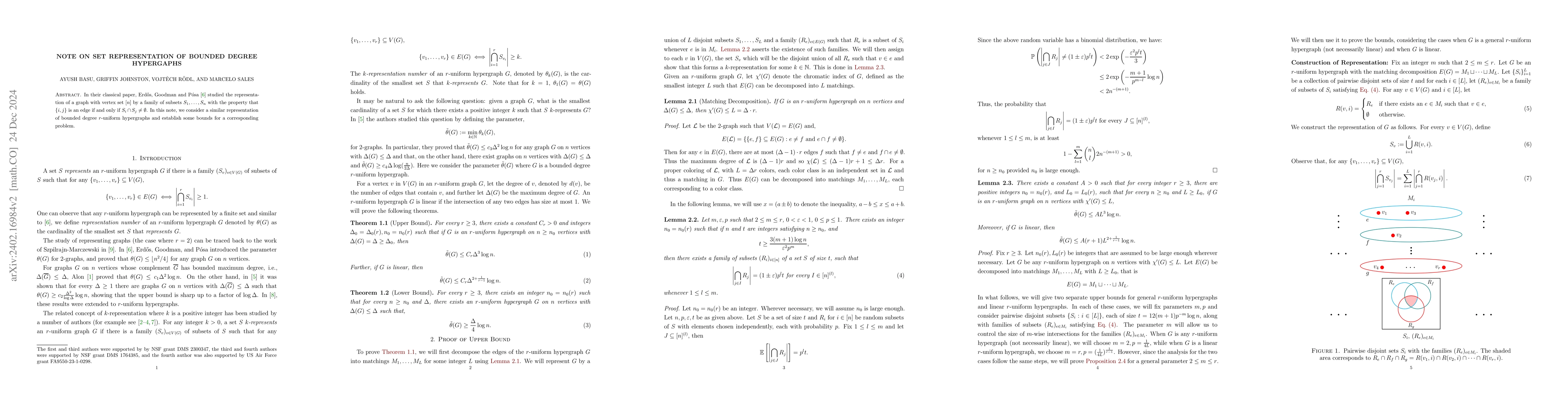 Thumbnail for Note on set representation of bounded degree hypergaphs