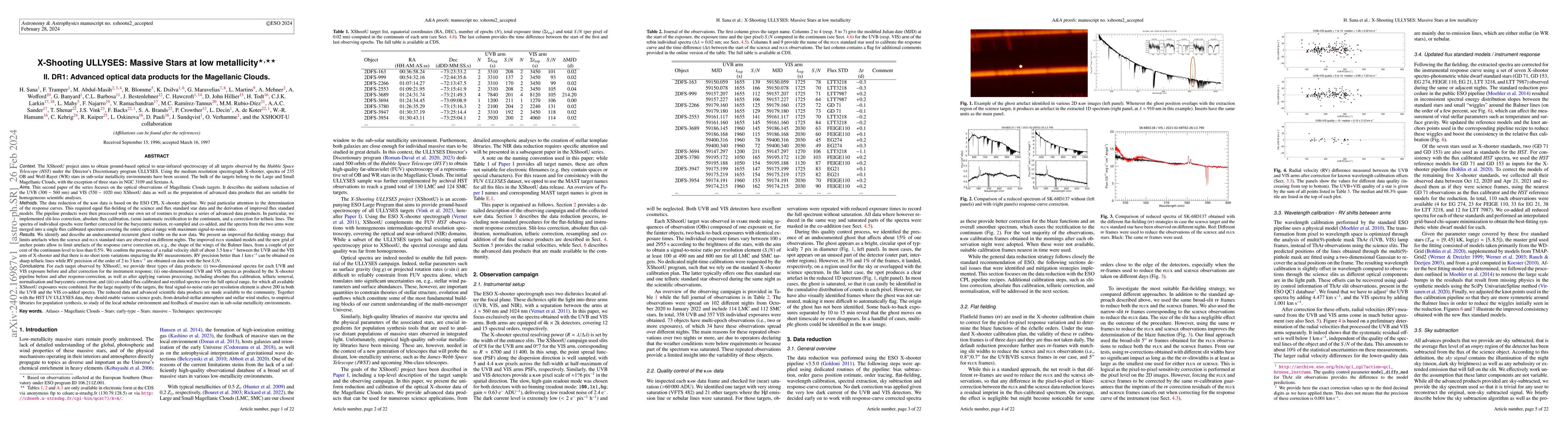 Thumbnail for X-Shooting ULLYSES: Massive Stars at low metallicity II. DR1: Advanced
  optical data products for the Magellanic Clouds