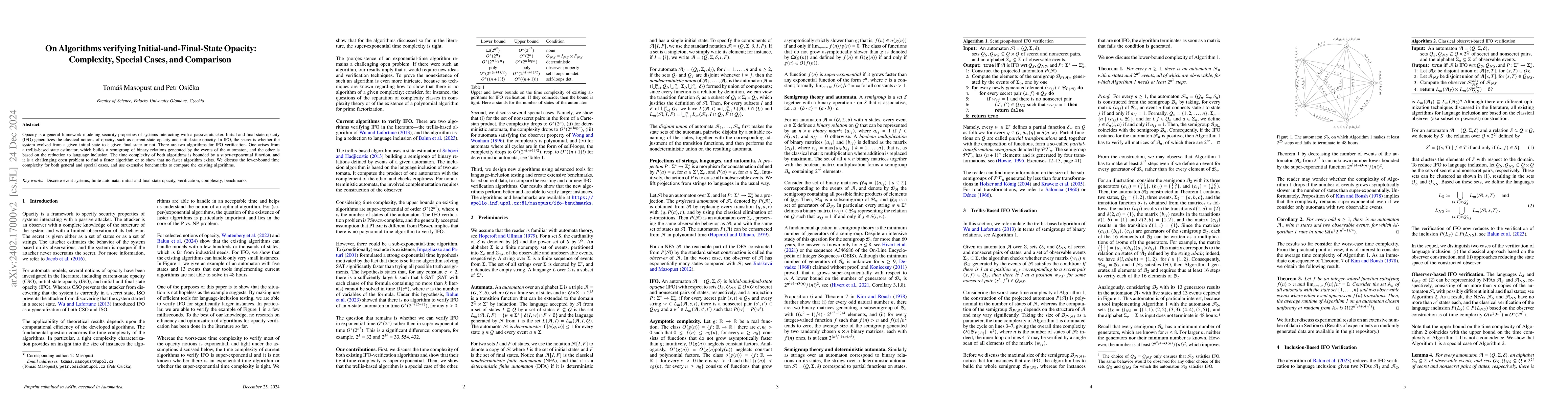 Thumbnail for On the Complexity of Initial-and-Final-State Opacity for Discrete Event
  Systems