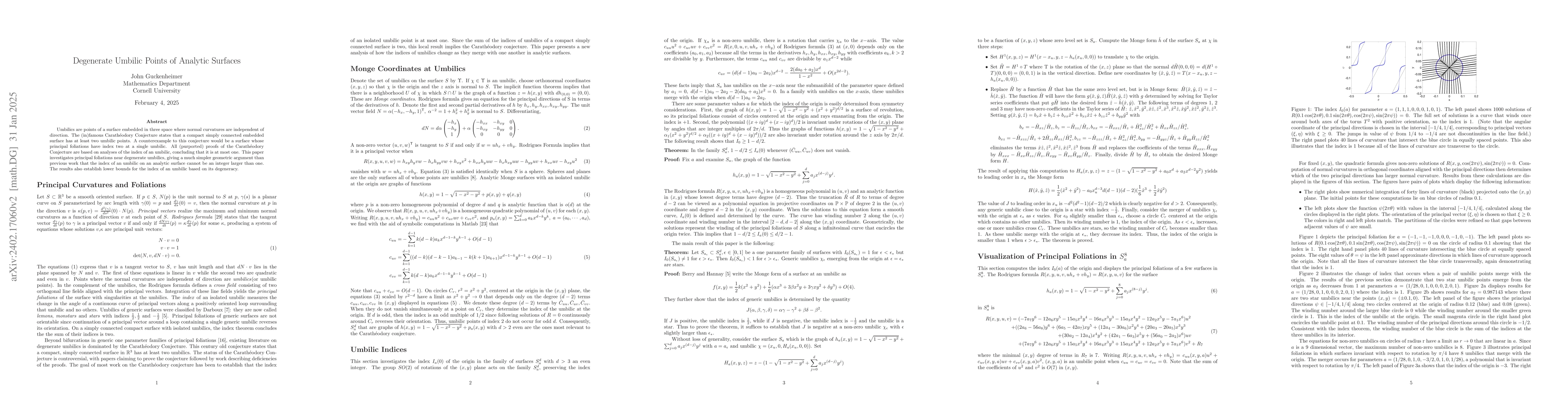 Thumbnail for Bounds on the Index of an Umbilic Point