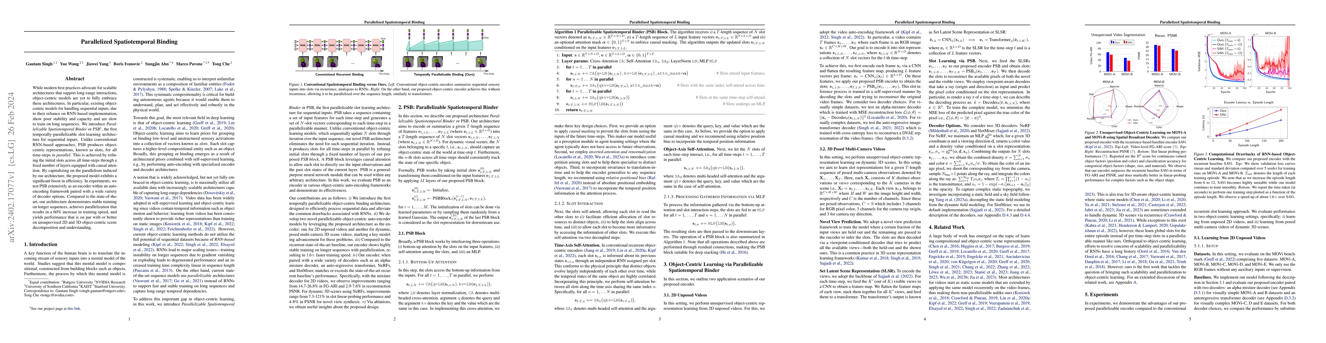 Thumbnail for Parallelized Spatiotemporal Binding