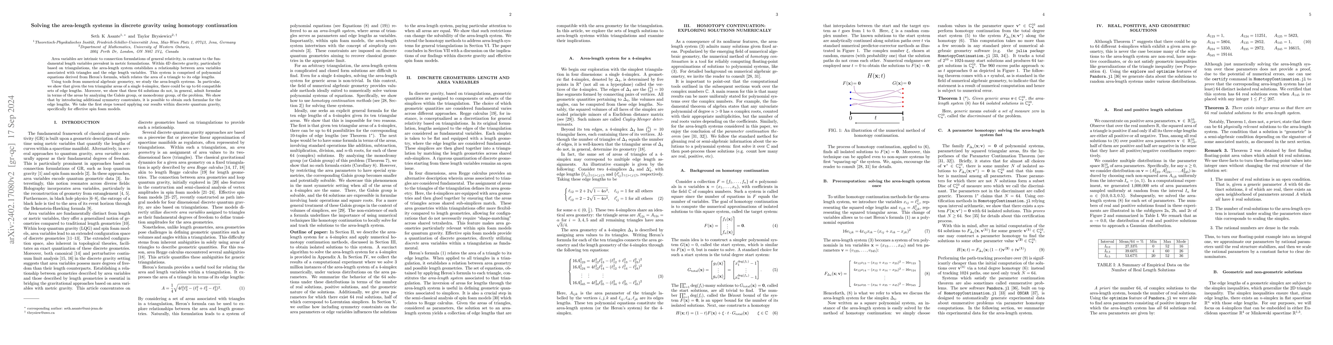 Thumbnail for Solving the area-length systems in discrete gravity using homotopy
  continuation