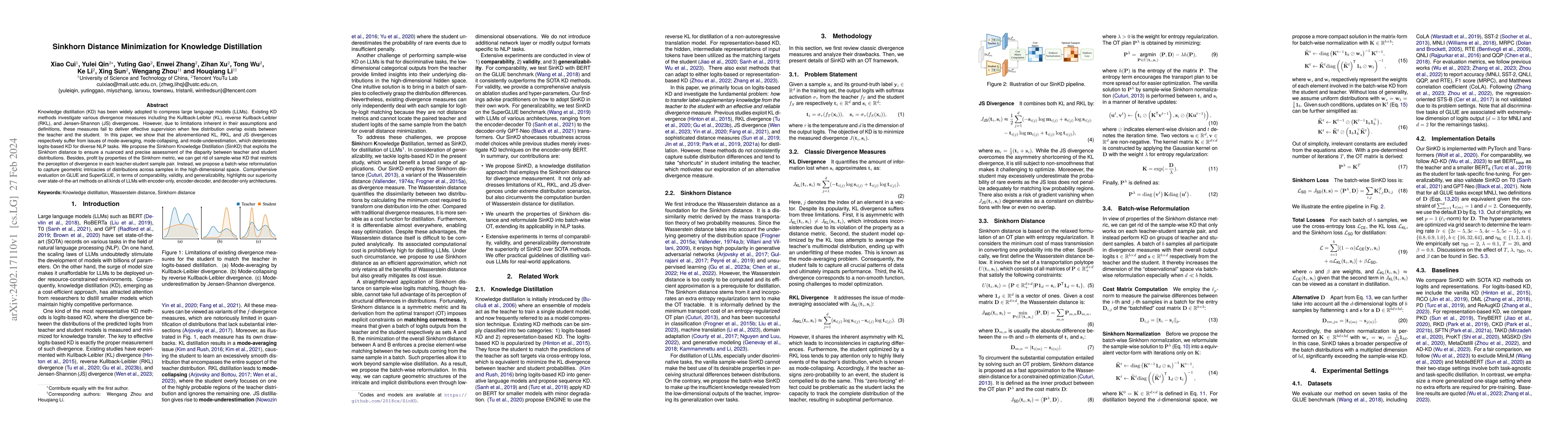 Thumbnail for Sinkhorn Distance Minimization for Knowledge Distillation