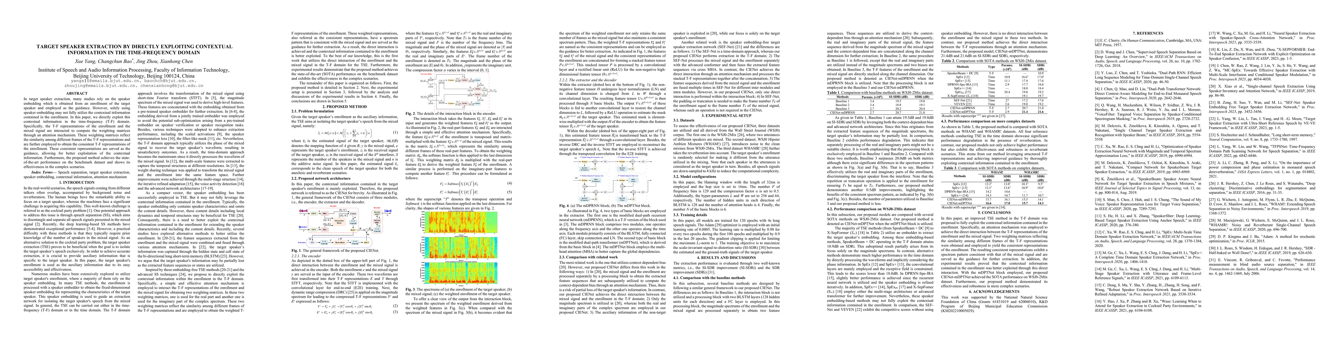 Thumbnail for Target Speaker Extraction by Directly Exploiting Contextual Information
  in the Time-Frequency Domain