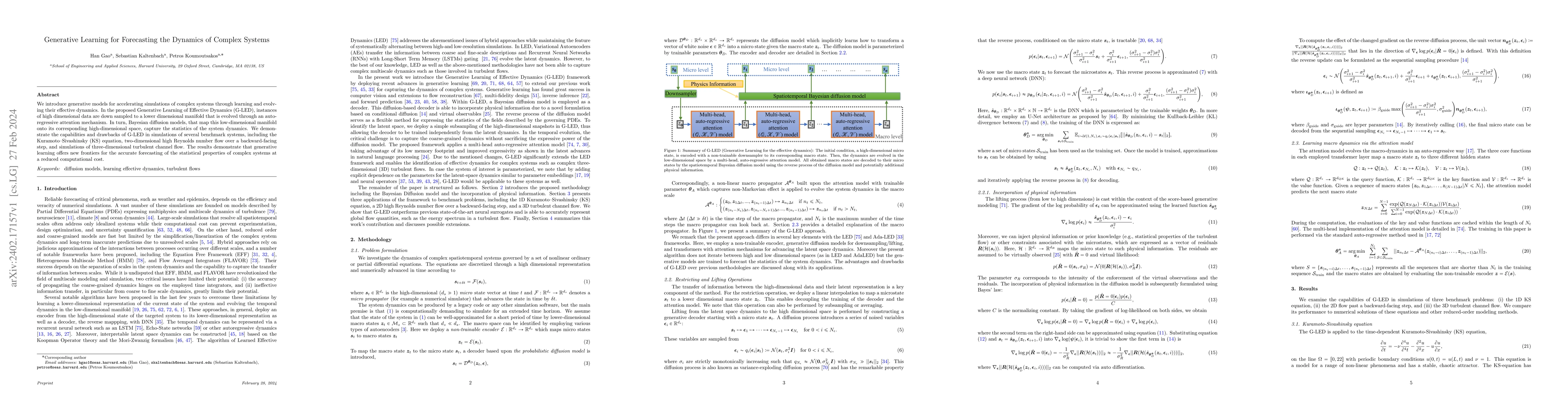 Thumbnail for Generative Learning for Forecasting the Dynamics of Complex Systems
