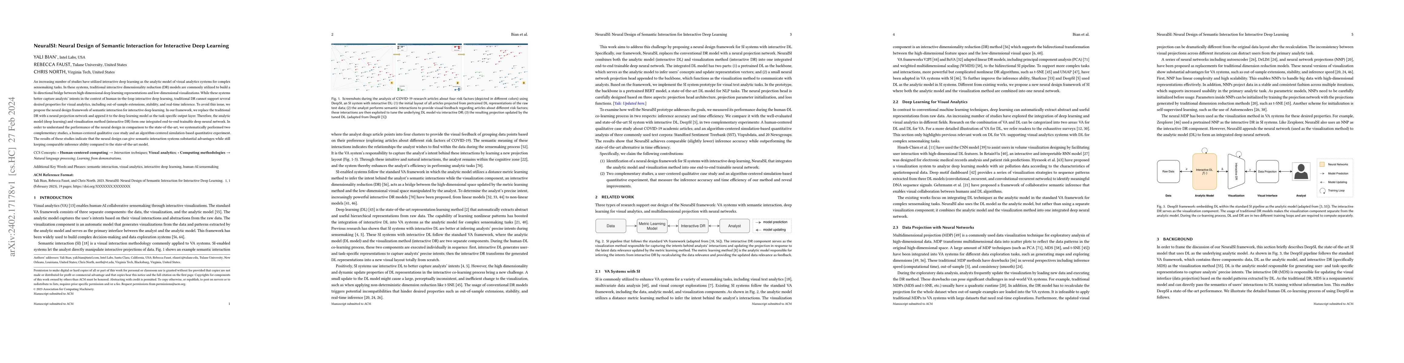 Thumbnail for NeuralSI: Neural Design of Semantic Interaction for Interactive Deep
  Learning