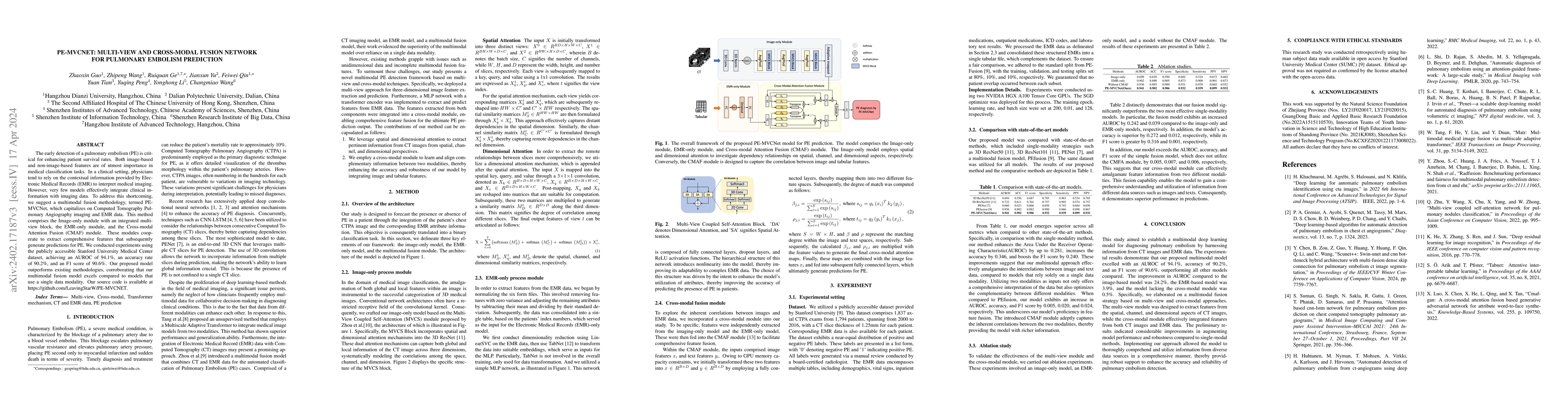 Thumbnail for PE-MVCNet: Multi-view and Cross-modal Fusion Network for Pulmonary
  Embolism Prediction