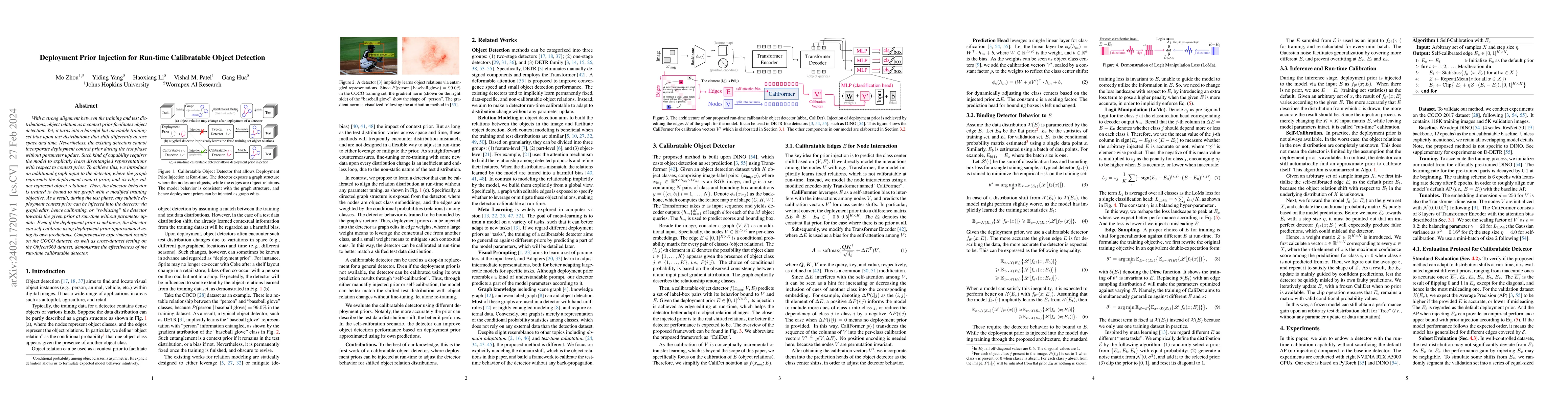 Thumbnail for Deployment Prior Injection for Run-time Calibratable Object Detection