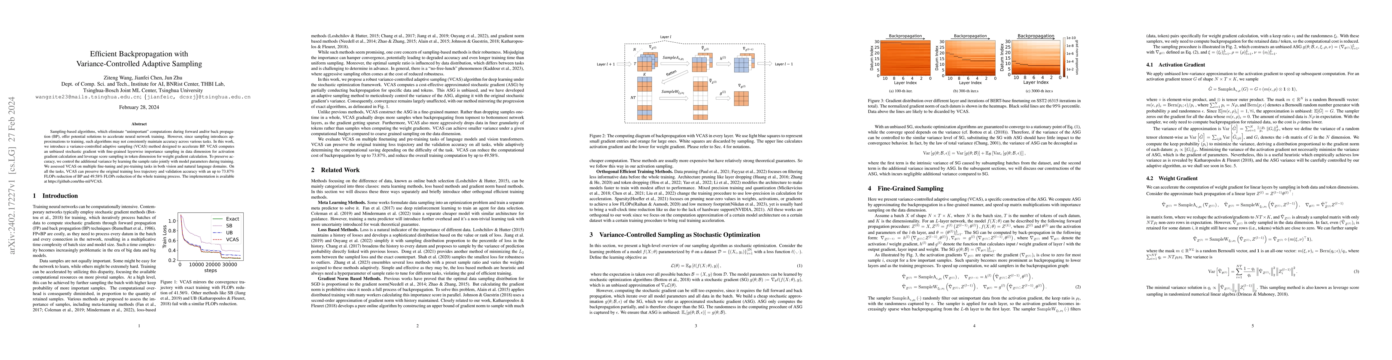 Thumbnail for Efficient Backpropagation with Variance-Controlled Adaptive Sampling