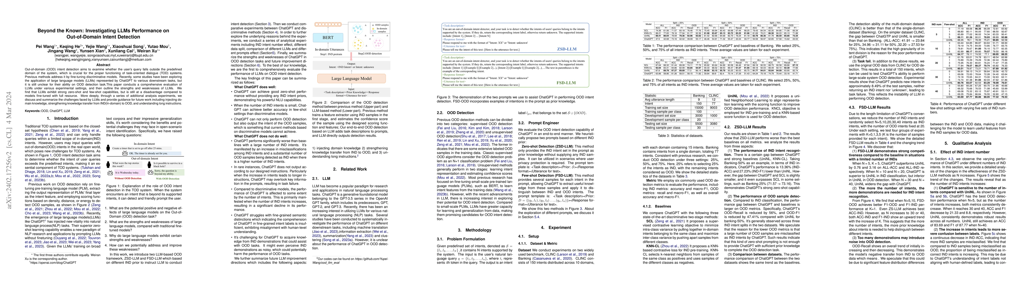 Thumbnail for Beyond the Known: Investigating LLMs Performance on Out-of-Domain Intent
  Detection