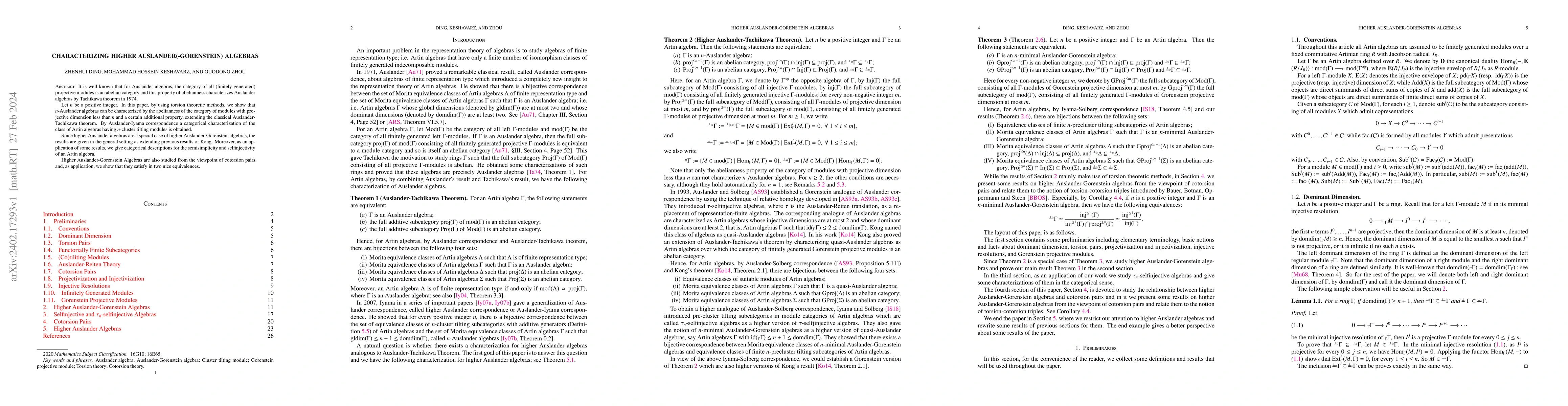 Thumbnail for Characterizing higher Auslander(-Gorenstein) Algebras