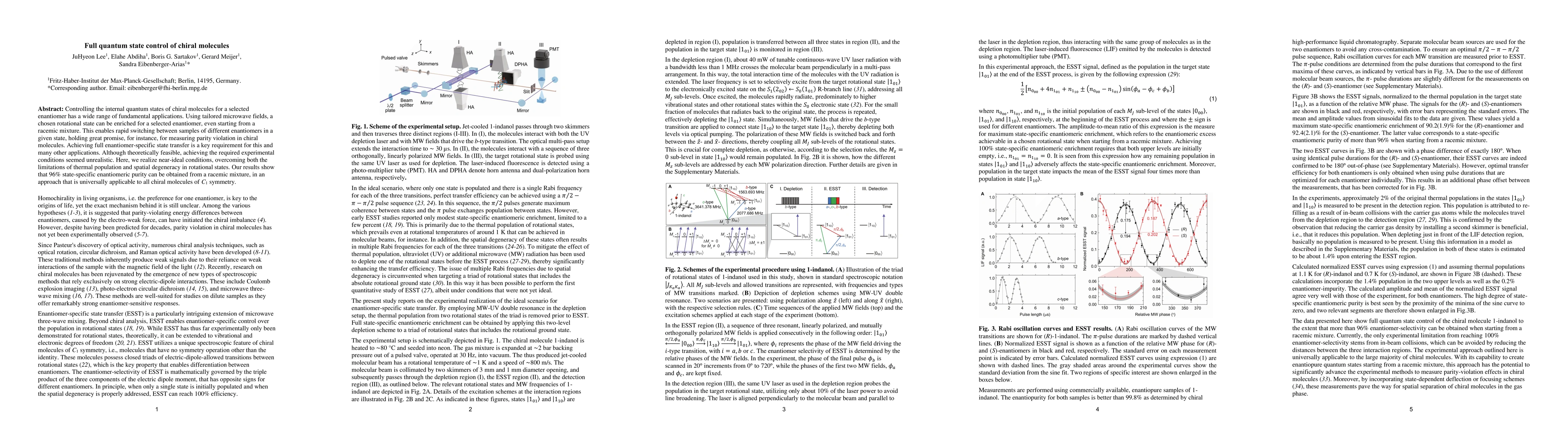 Thumbnail for Full quantum state control of chiral molecules