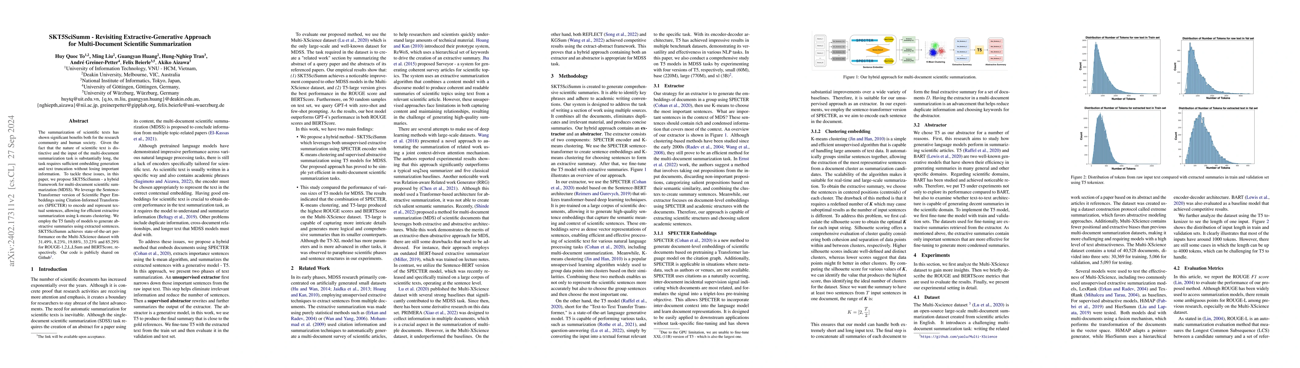 Thumbnail for SKT5SciSumm -- A Hybrid Generative Approach for Multi-Document
  Scientific Summarization
