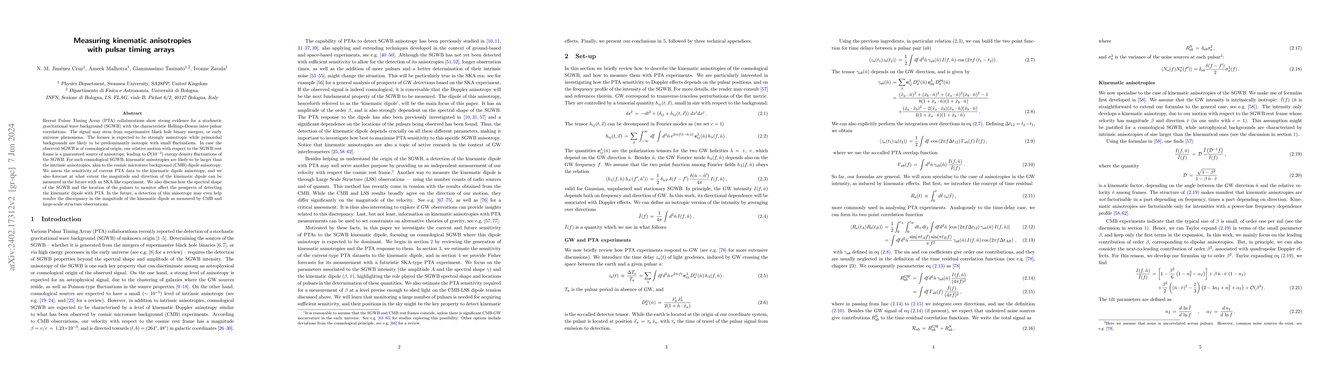 Thumbnail for Measuring kinematic anisotropies with pulsar timing arrays