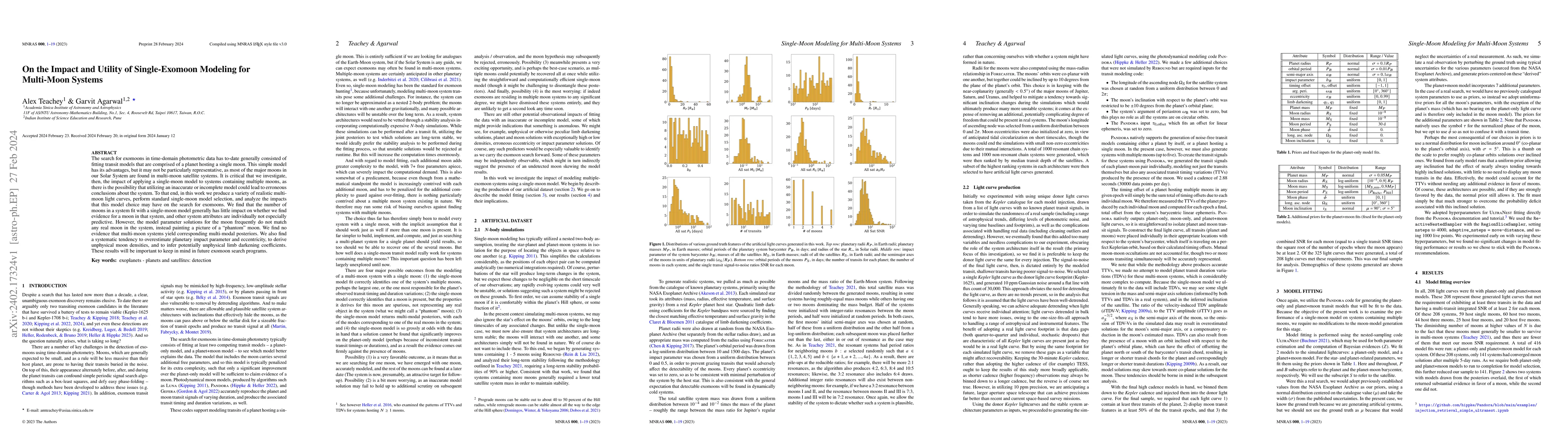 Thumbnail for On the Impact and Utility of Single-Exomoon Modeling for Multi-Moon
  Systems