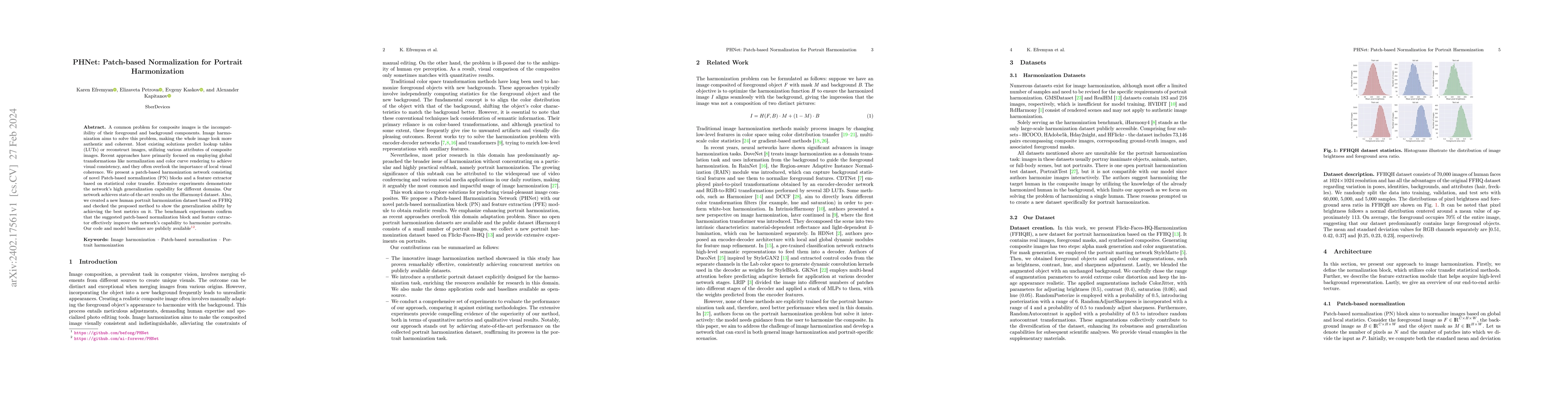 Thumbnail for PHNet: Patch-based Normalization for Portrait Harmonization