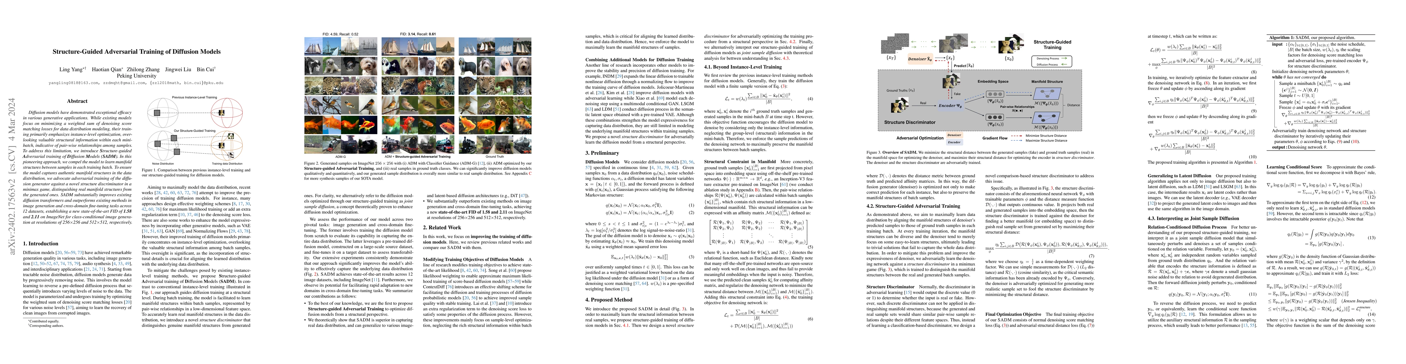 Thumbnail for Structure-Guided Adversarial Training of Diffusion Models