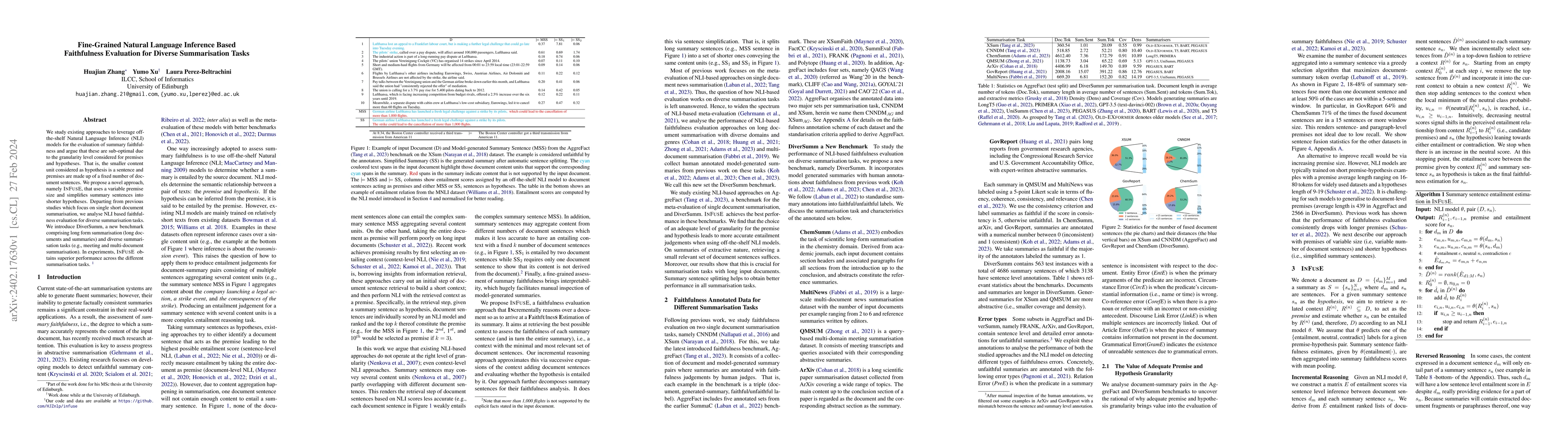 Thumbnail for Fine-Grained Natural Language Inference Based Faithfulness Evaluation
  for Diverse Summarisation Tasks
