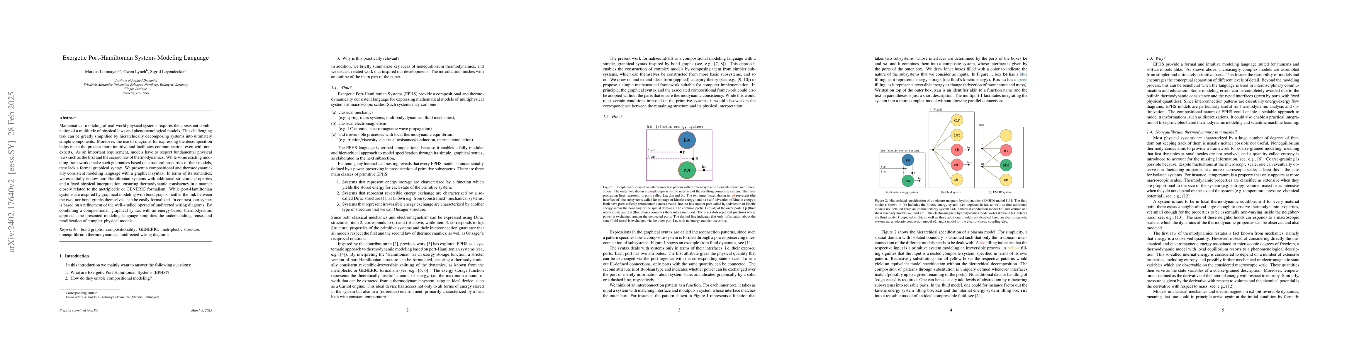 Thumbnail for Exergetic Port-Hamiltonian Systems Modeling Language